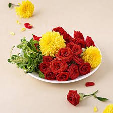 Assorted Puja Flowers & Greens Mix (Weekly subscription)
