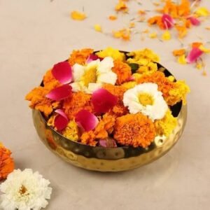 Premium Assorted Puja Flowers & Greens Mix (Weekly subscription)